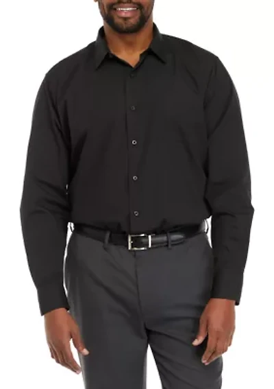 Big & Tall Long Sleeve Dress Shirt