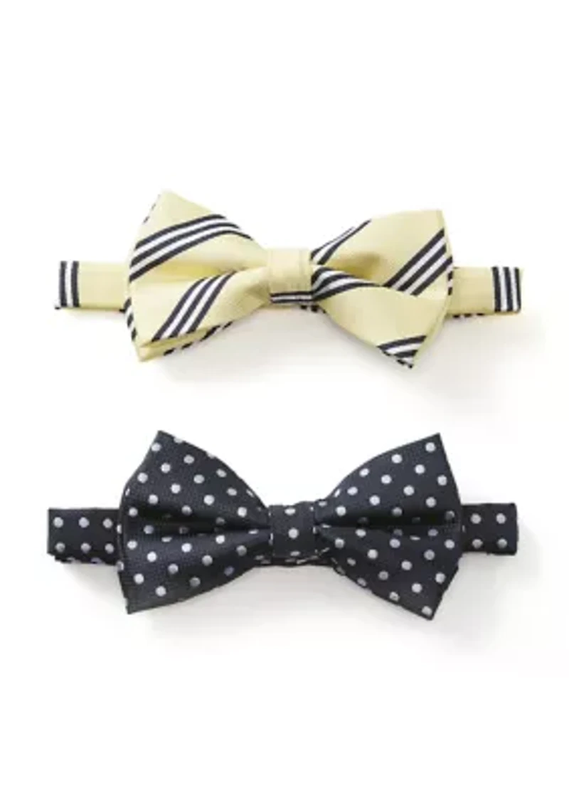 Big & Tall Set of 2 Bow Ties