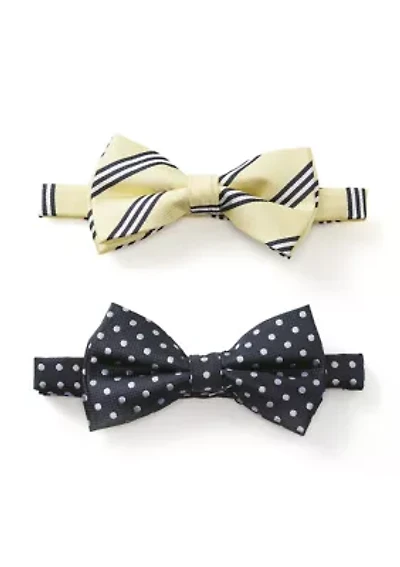Big & Tall Set of 2 Bow Ties 