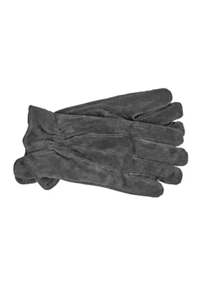 Pig Suede Gloves with Polyester Tricot Lining