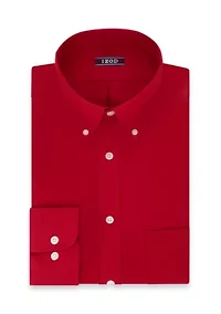 Regular Fit All Over Stretch Dress Shirt