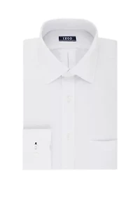 Regular Fit Long Lasting White All Over Stretch Dress Shirt