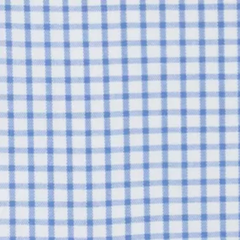 Big & Tall All-Over Checkered Print Stretch Shirt