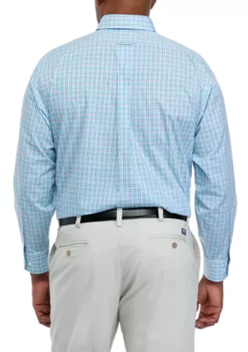 Big & Tall Allover Stretch Dress Shirt