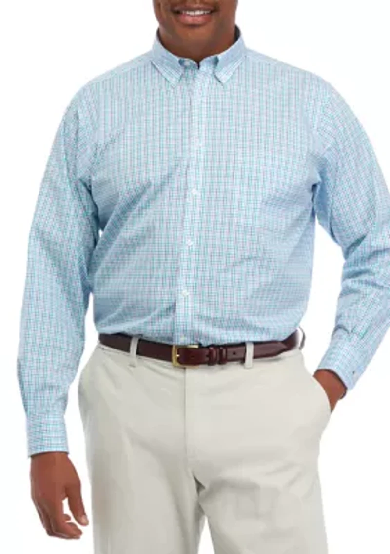 Men's Big & Tall All Over Stretch Dress Shirt