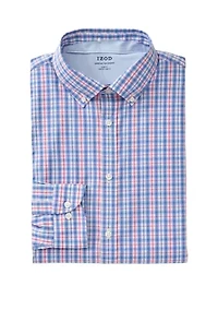 Men's Slim Fit Stretch Cool FX Cooling Collar Dress Shirt