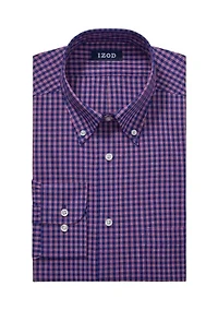 Men's Big Regular Fit Plaid Dress Shirt