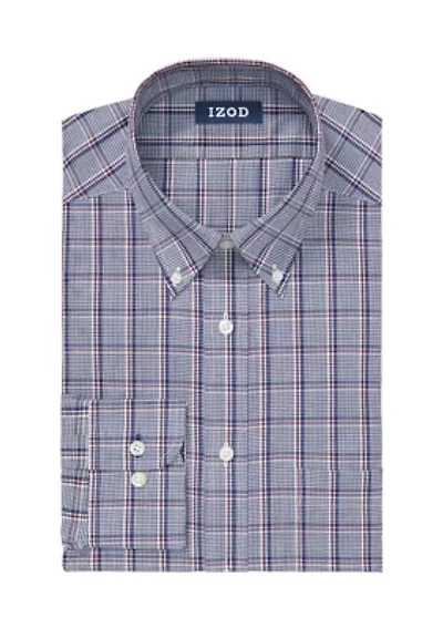 Men's Big Regular Fit Plaid Dress Shirt