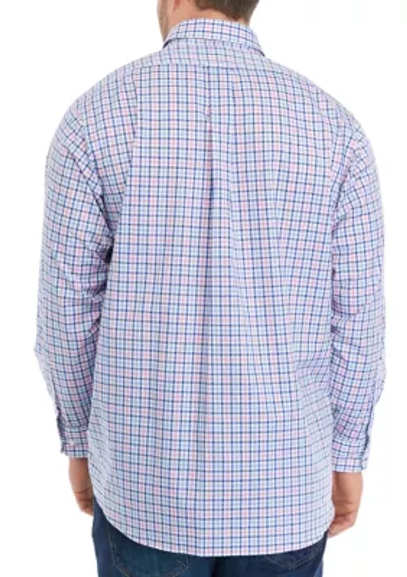 Big & Tall All Over Stretch Dress Shirt