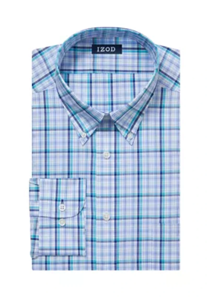 Checkered Button Up Dress Shirt