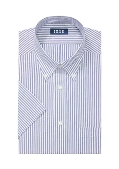 Regular Fit Allover Stretch Long Sleeve Dress Shirt