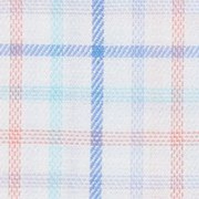 Men's Tall Plaid Regular Fit Stretch Dress Shirt