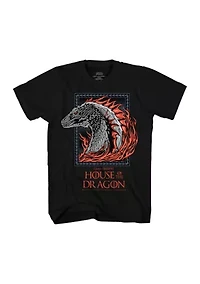 Big & Tall Dragon Badge Graphic T-Shirt