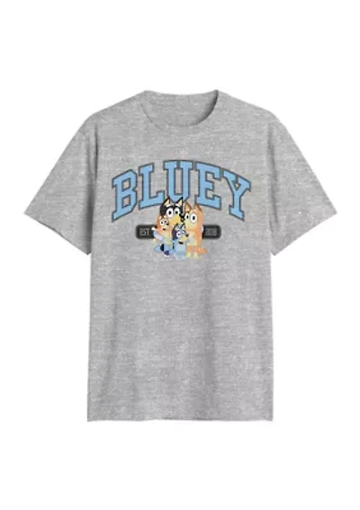 Big & Tall Bluey Family Dance Graphic T-Shirt