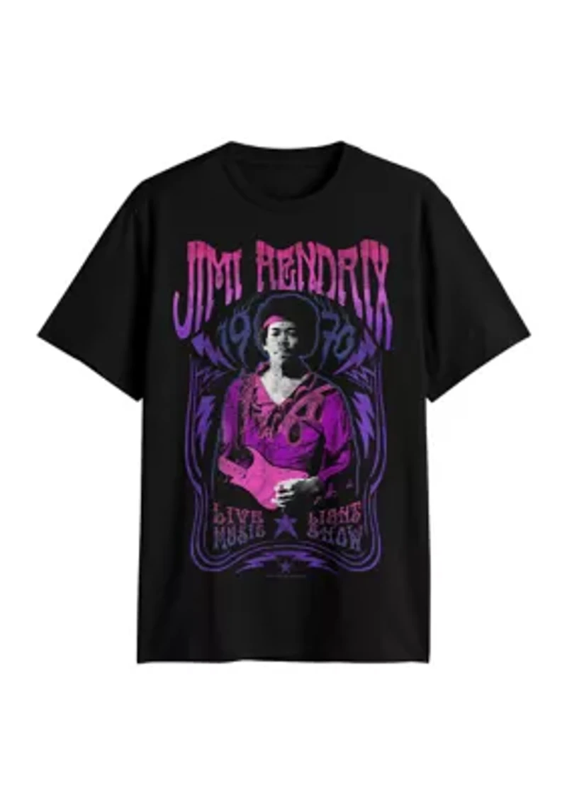 Big & Tall Short Sleeve Jimi Hendrix Daze Graphic T-Shirt