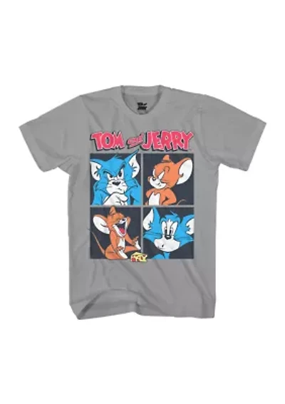 Big & Tall Tom and Jerry Graphic T-Shirt