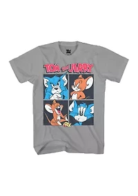 Big & Tall Tom and Jerry Graphic T-Shirt