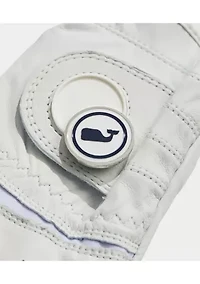 Leather Whale Dot Golf Glove Left Hand