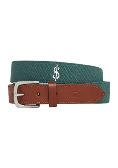 KD Embroidered Winner Canvas Club Belt