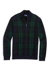 Men's Boathouse Blackwatch Quarter Zip Pullover