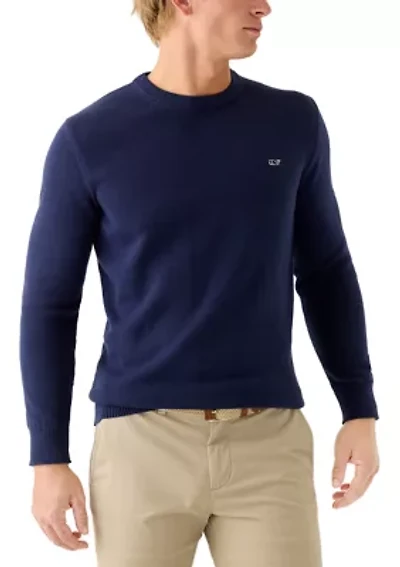 Men's Garment Dyed Cotton Crew Neck Sweatshirt