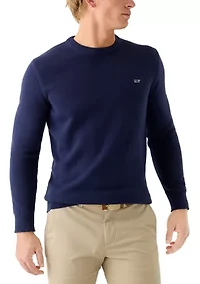 Men's Garment Dyed Cotton Crew Neck Sweatshirt