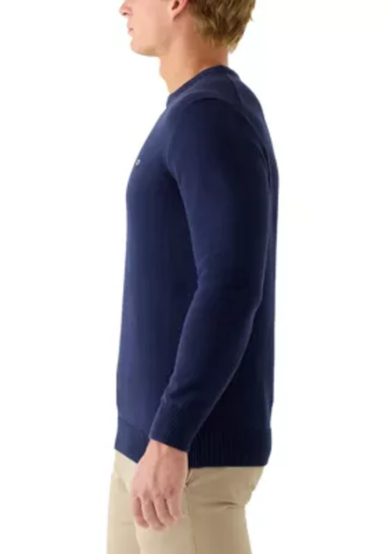Men's Garment Dyed Cotton Crew Neck Sweatshirt