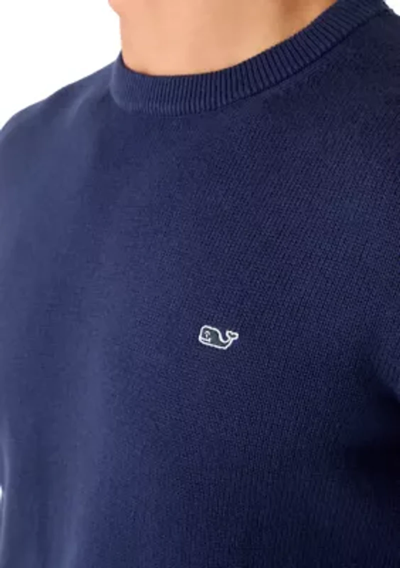 Men's Garment Dyed Cotton Crew Neck Sweatshirt