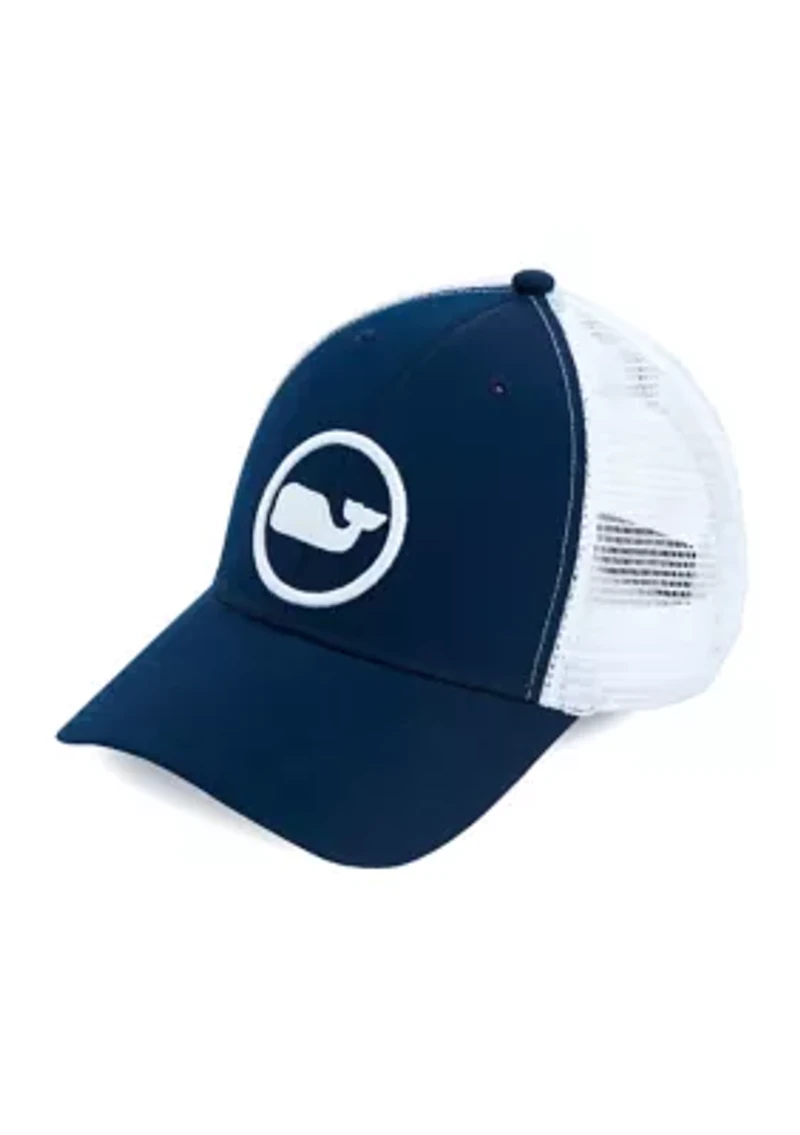 Whale Dot Performance Trucker Hat