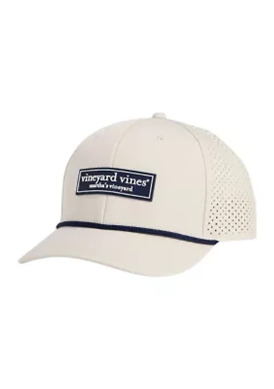 Rubber Patch Logo Box Performance Baseball Hat