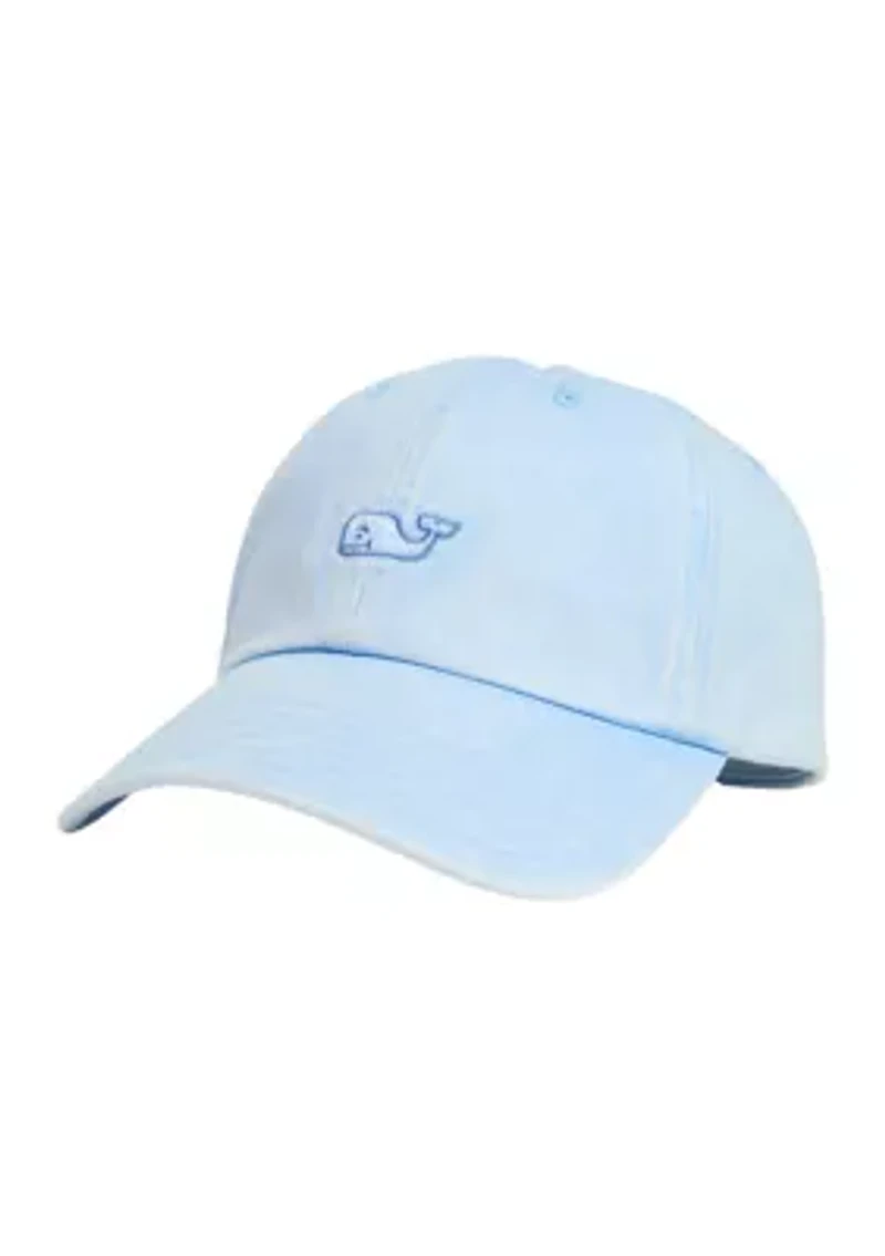 Garment Wash Classic Whale Baseball Hat