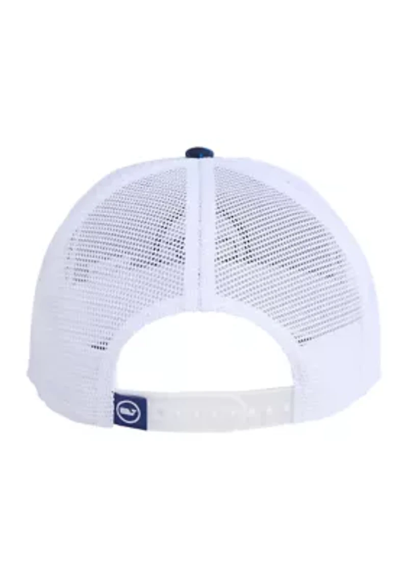 Breezy Palm Chappy Whale Dot Trucker Hat