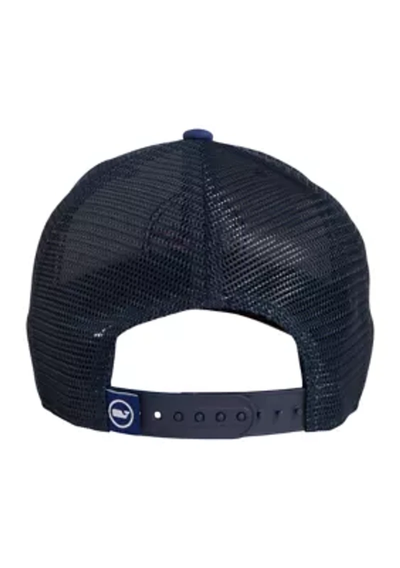 Flag Whale Dot Trucker Hat