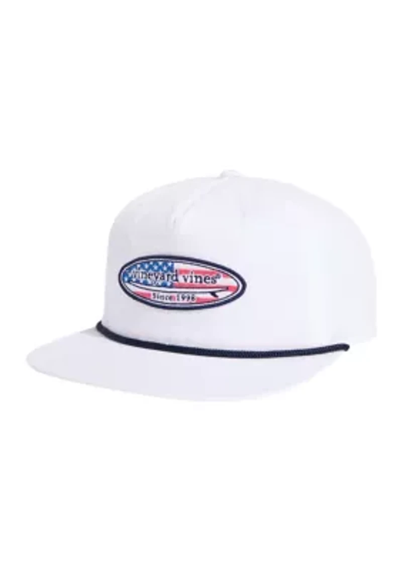 Flag Whale Patch Baseball Hat