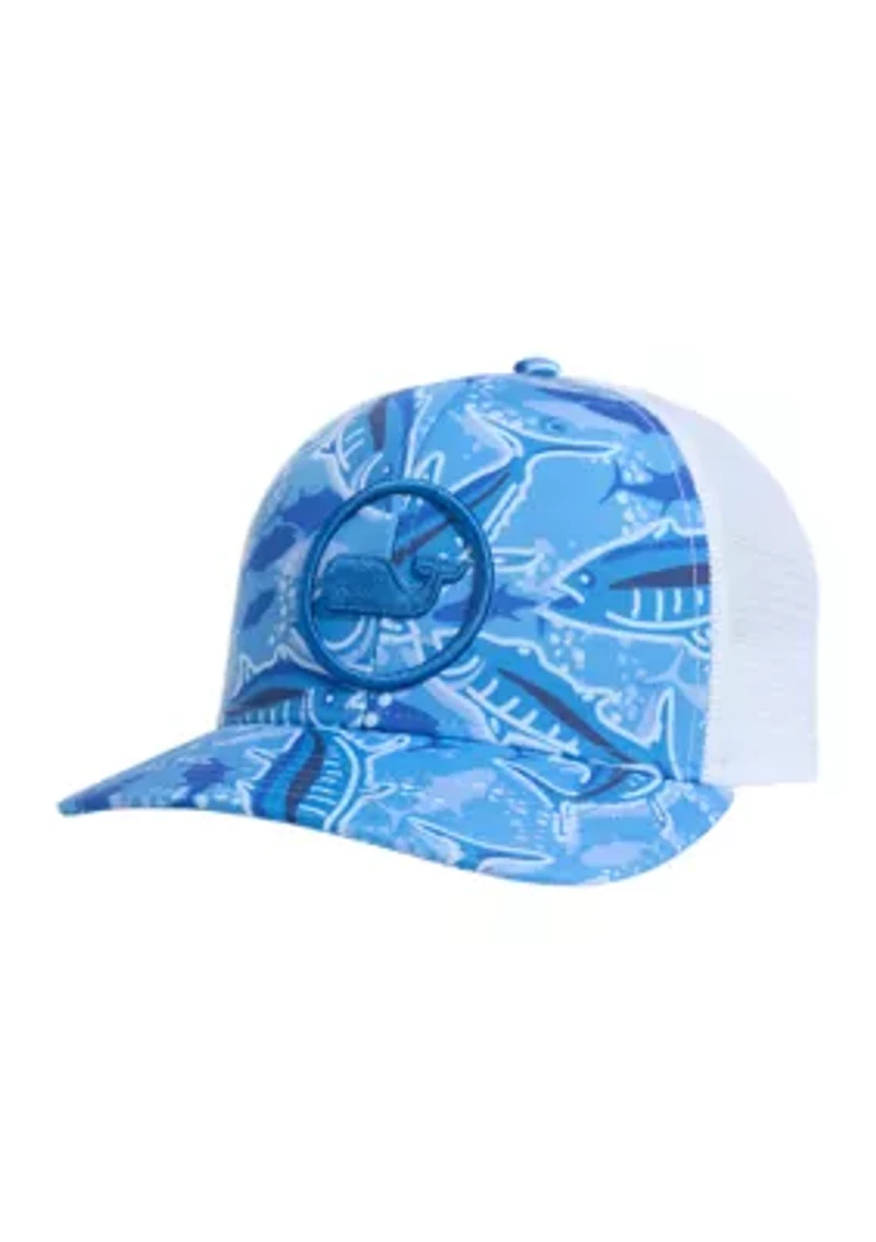 Bonefish Chappy Whale Dot Trucker Hat