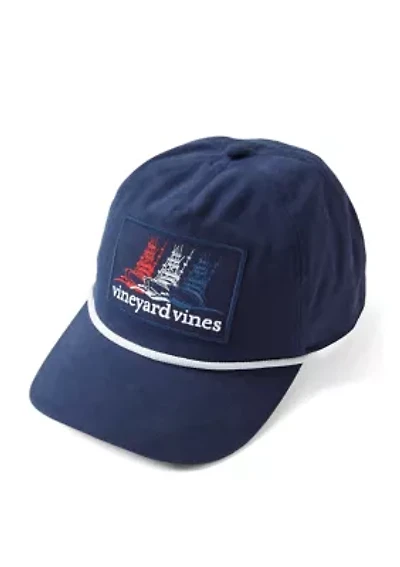 Embroidered Sportfisher 5 Panel Canvas Hat