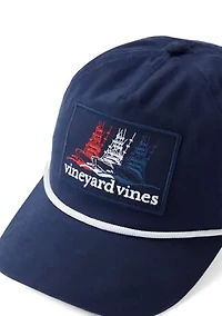 Embroidered Sportfisher 5 Panel Canvas Hat