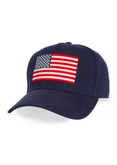 American Flag Patch 5-Panel Hat