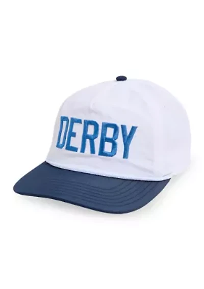Kentucky Derby Flat Brim Hat