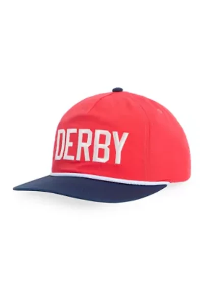 Kentucky Derby Flat Brim Hat