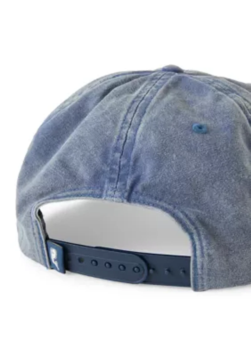 Garment Wash Surf Patch Canvas 5 Panel Hat