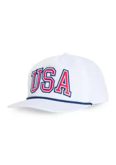 USA Performance Flat Brim Hat