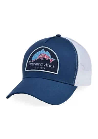 Flag Fish High Pro Patch 5 Panel Hat