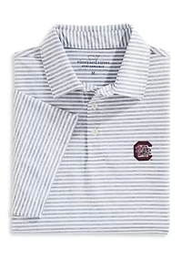 NCAA South Carolina Gamecocks Bradley Stripe Polo Shirt