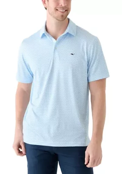 Men's Printed Sankaty Performance Polo Shirt