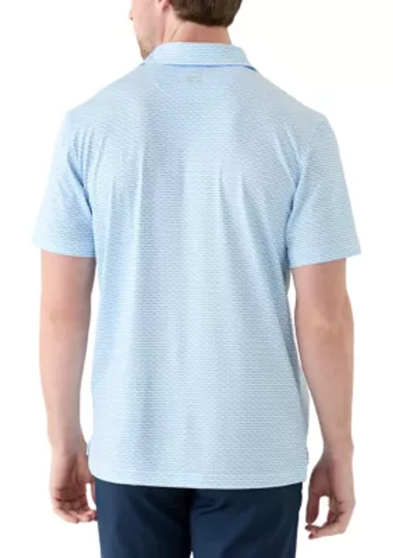 Men's Printed Sankaty Performance Polo Shirt