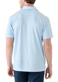Men's Printed Sankaty Performance Polo Shirt