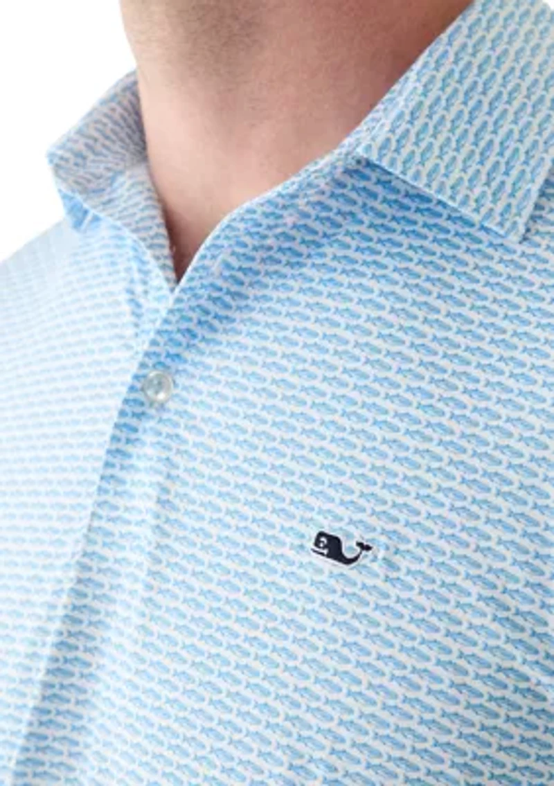 Men's Printed Sankaty Performance Polo Shirt