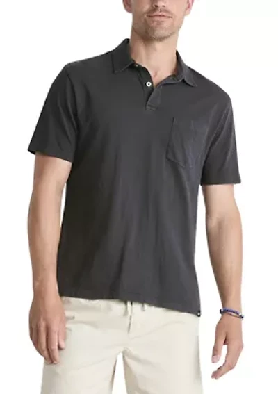 Men's Surf Garment Dyed Polo Shirt