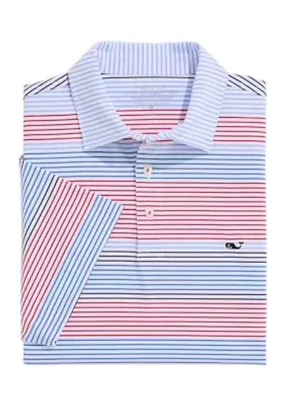 Men's Harborview Engineer Stripe Sankaty Polo Shirt